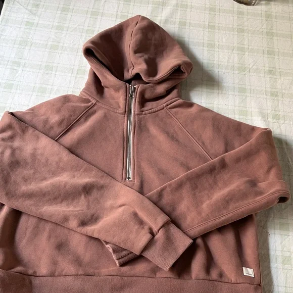 Vuori Brown zip up  hoodie - Picture 8 of 9